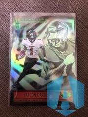 Jaelon Darden RC 2021 Panini Illusions Green Base Parallel Buccaneers #92